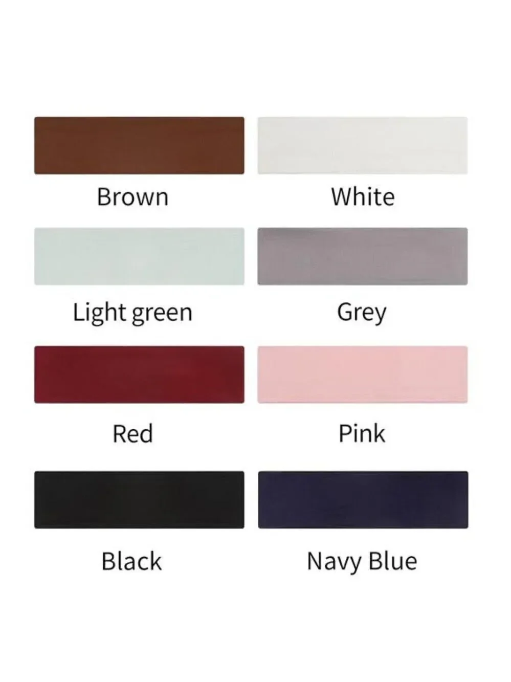 Workout Yoga Running Headbands for Women 8 Pack Non Slip Hair Bands
